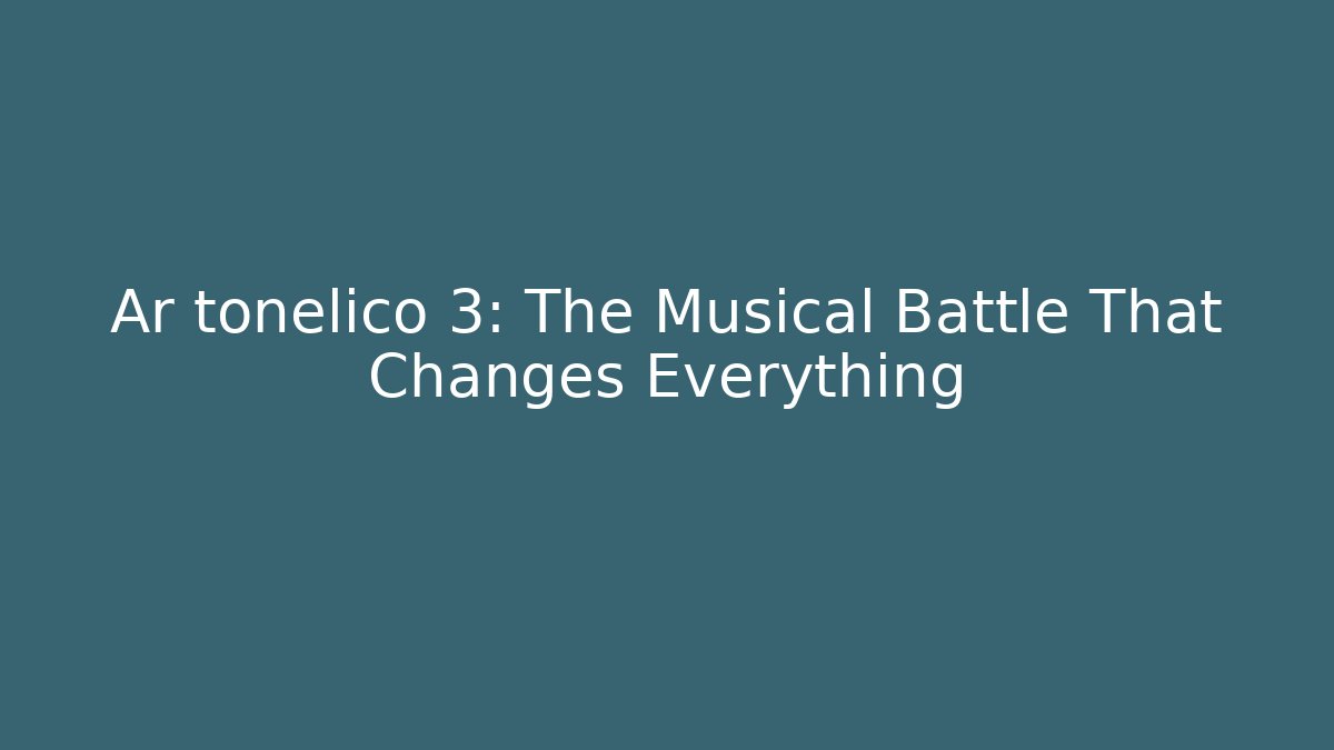 Ar tonelico 3: The Musical Battle That Changes Everything