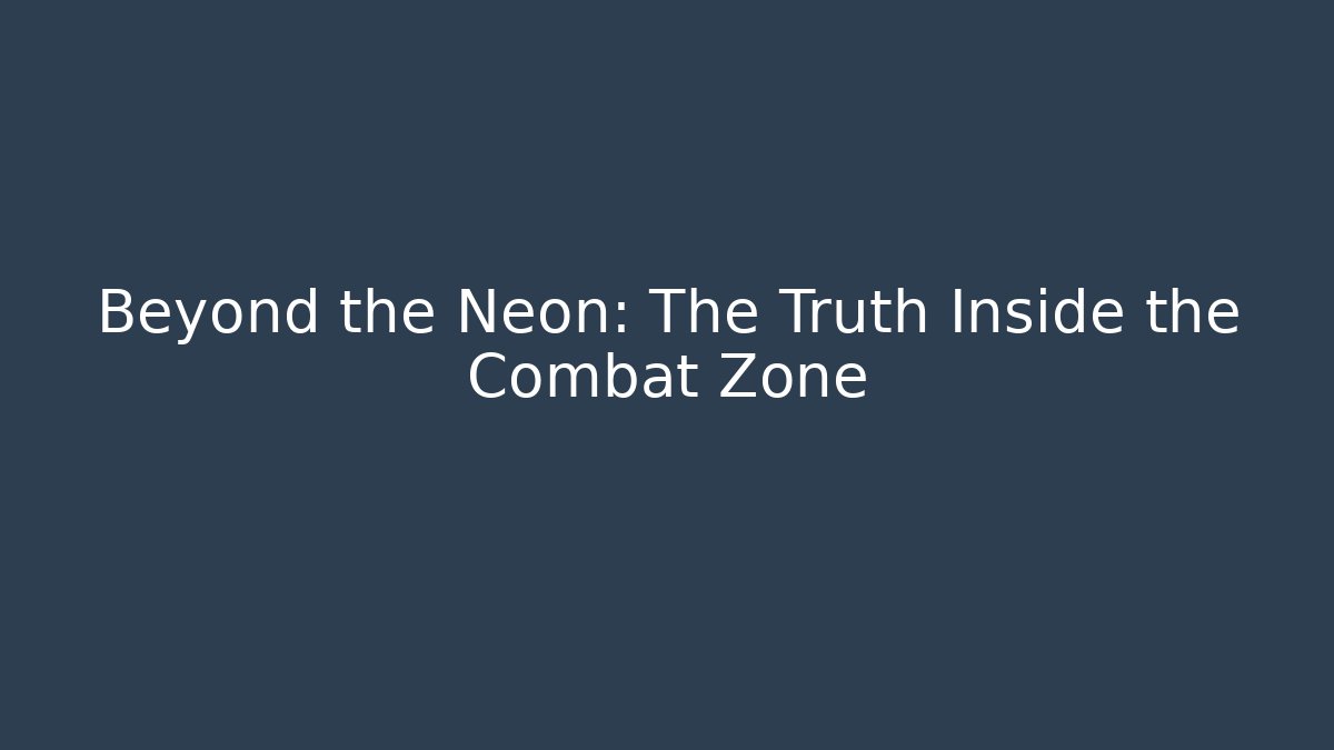 Beyond the Neon: The Truth Inside the Combat Zone - Andrea Zevedo