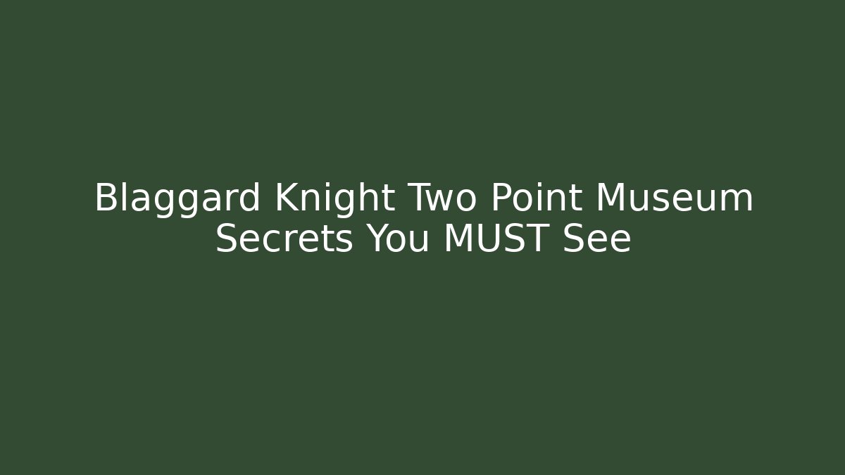Blaggard Knight Two Point Museum Secrets You MUST See