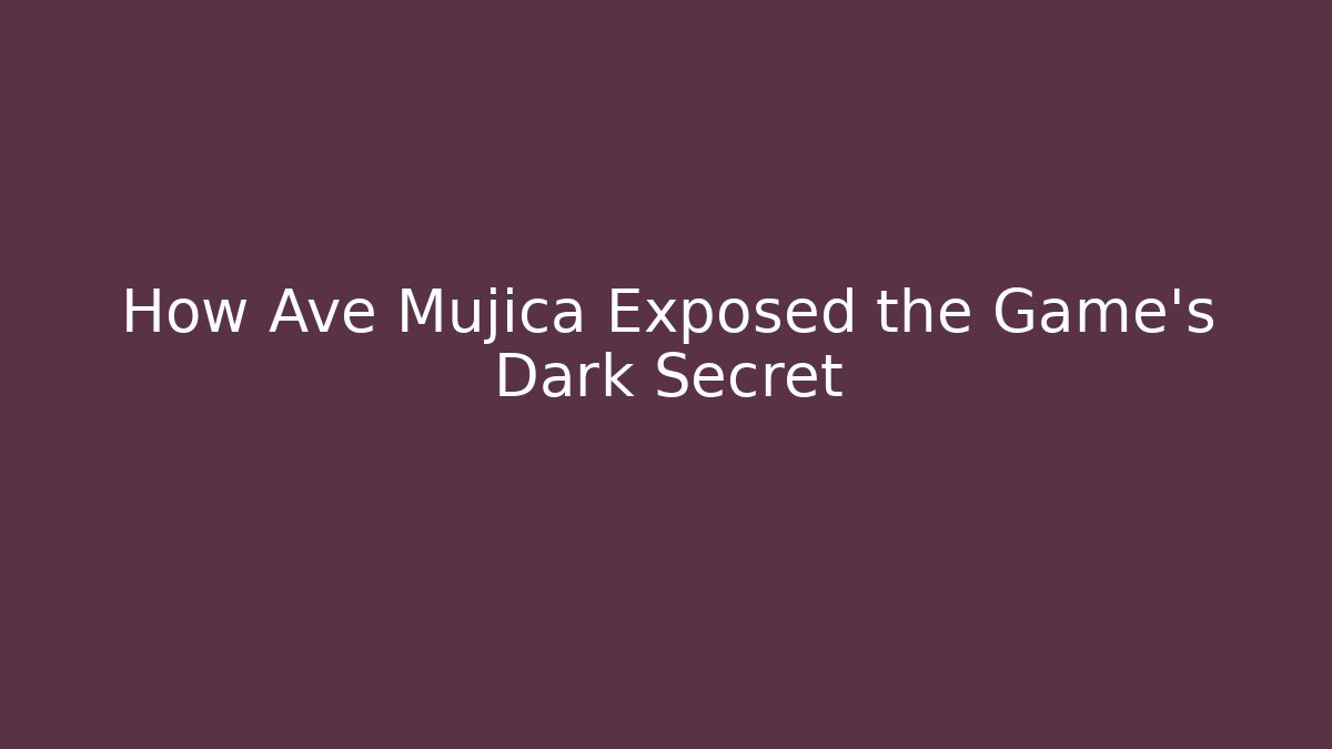 How Ave Mujica Exposed the Game's Dark Secret