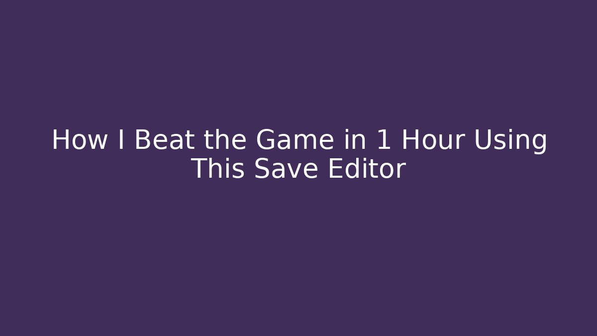 ror2 save editor