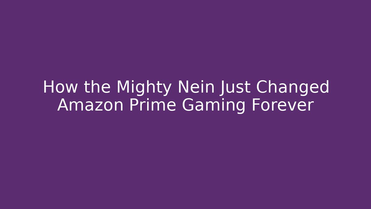 How the Mighty Nein Just Changed Amazon Prime Gaming Forever