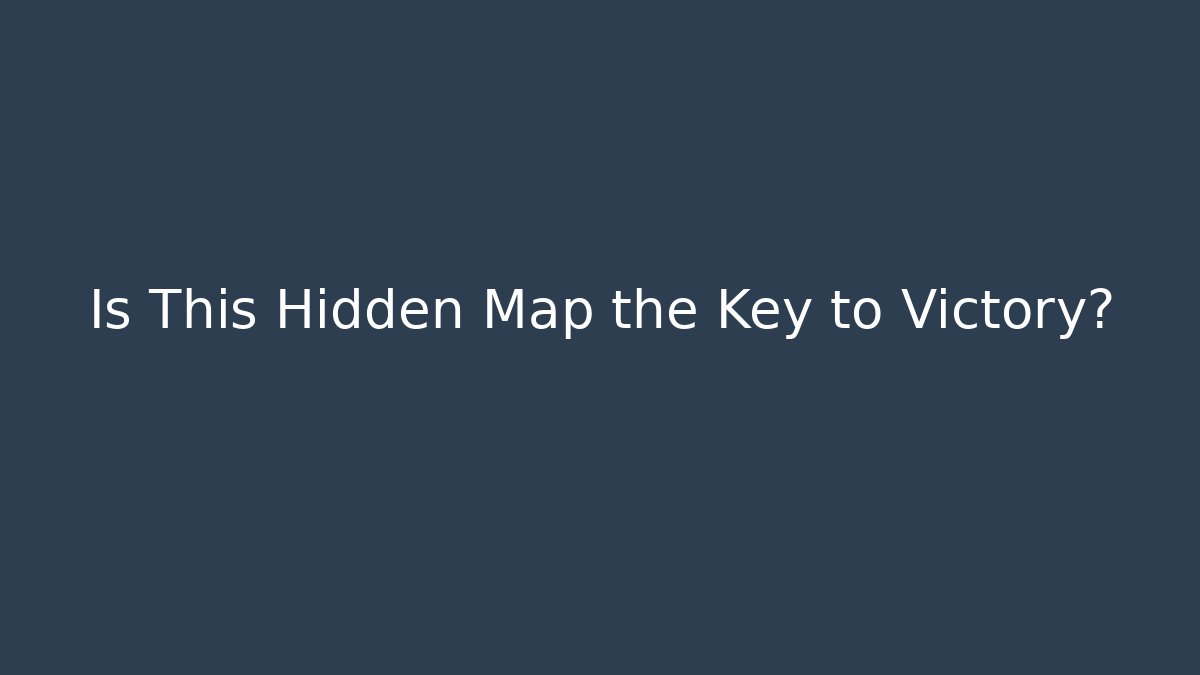 Is This Hidden Map the Key to Victory? - Andrea Zevedo