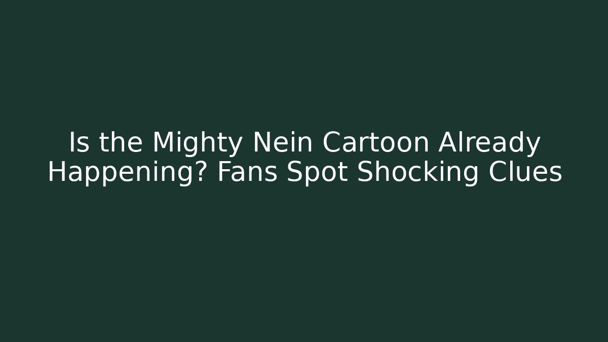 Is the Mighty Nein Cartoon Already Happening? Fans Spot Shocking Clues