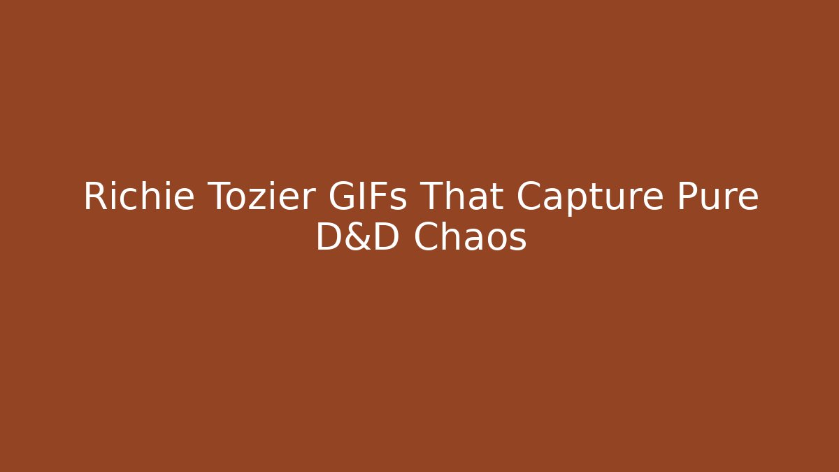 Richie Tozier GIFs That Capture Pure D&D Chaos - Andrea Zevedo