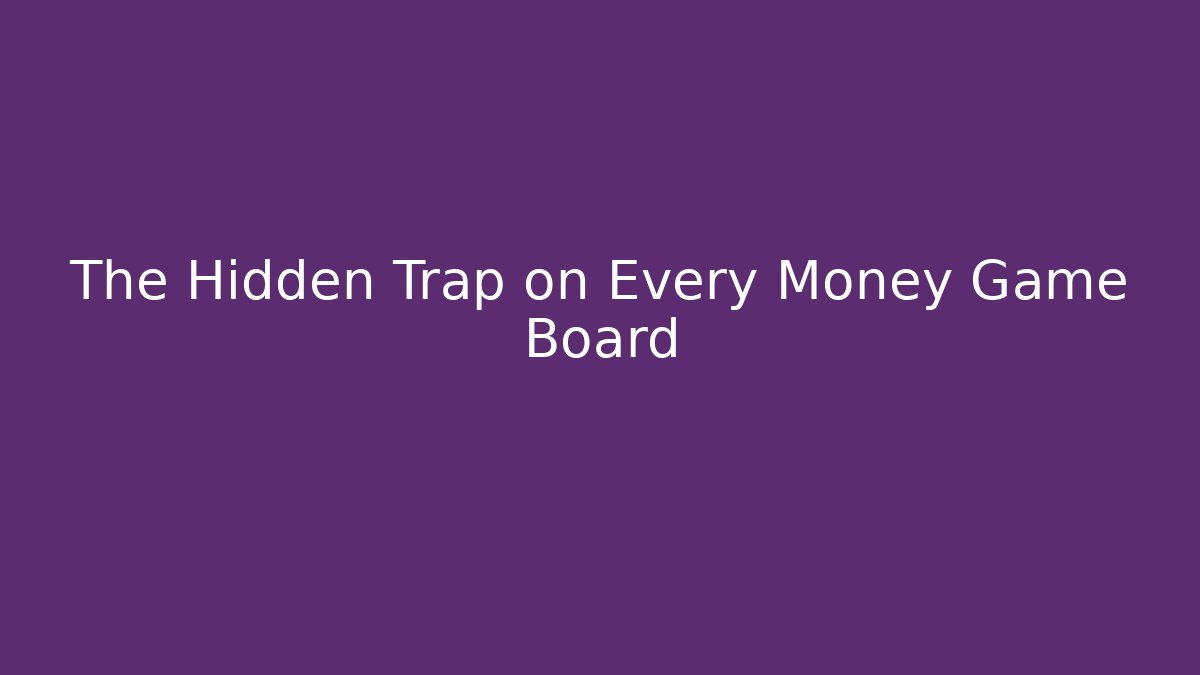 The Hidden Trap on Every Money Game Board