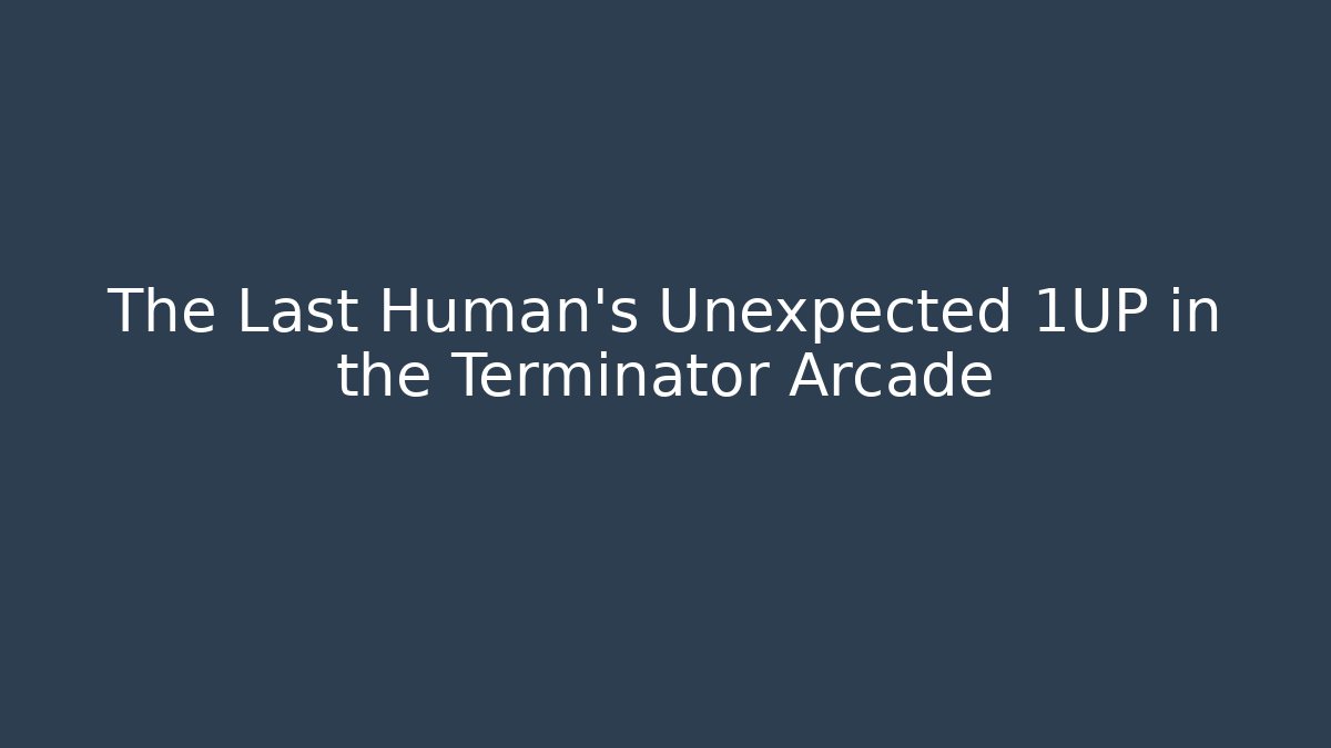 The Last Human's Unexpected 1UP in the Terminator Arcade