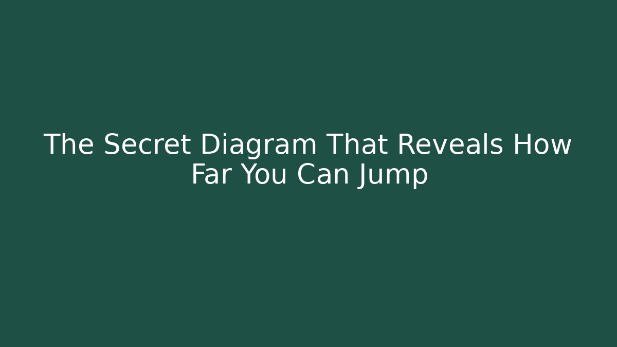 The Secret Diagram That Reveals How Far You Can Jump