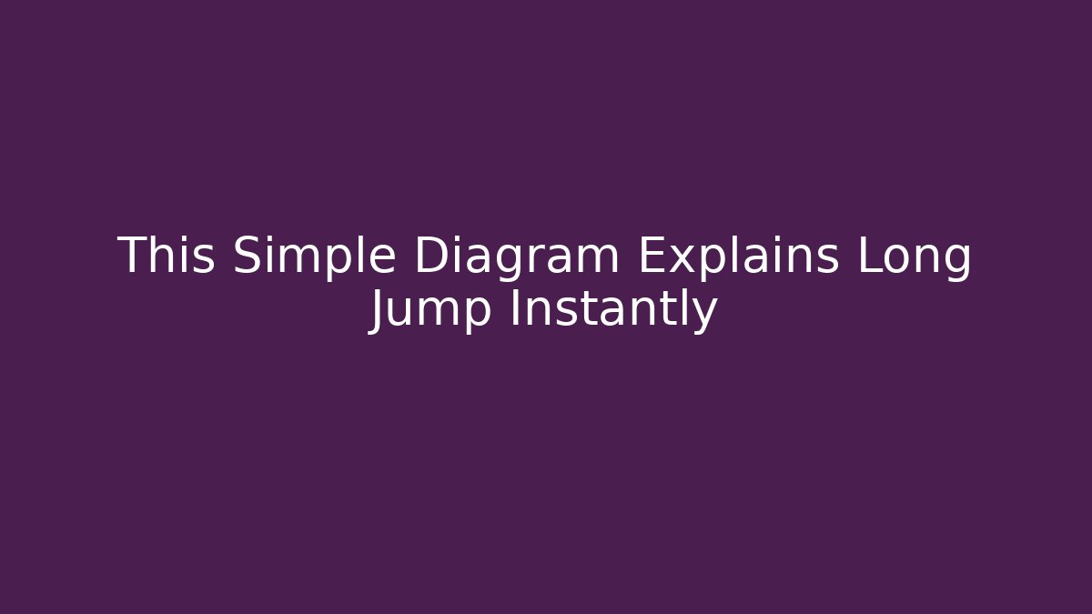 This Simple Diagram Explains Long Jump Instantly