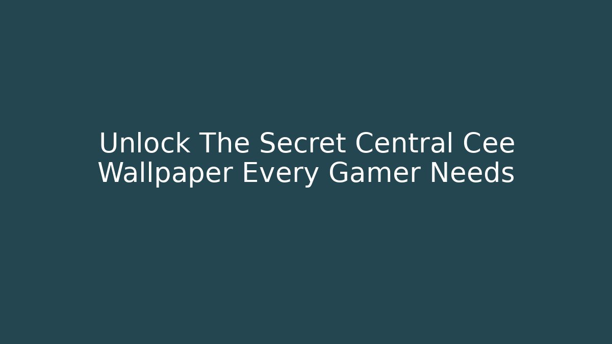 Unlock The Secret Central Cee Wallpaper Every Gamer Needs