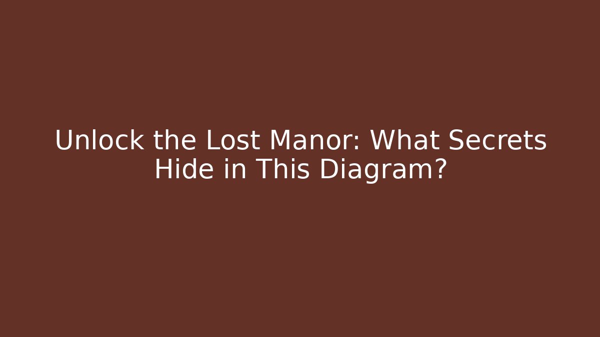 Unlock the Lost Manor: What Secrets Hide in This Diagram? - Andrea Zevedo