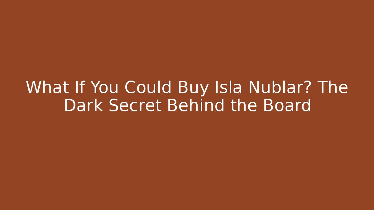 What If You Could Buy Isla Nublar? The Dark Secret Behind the Board