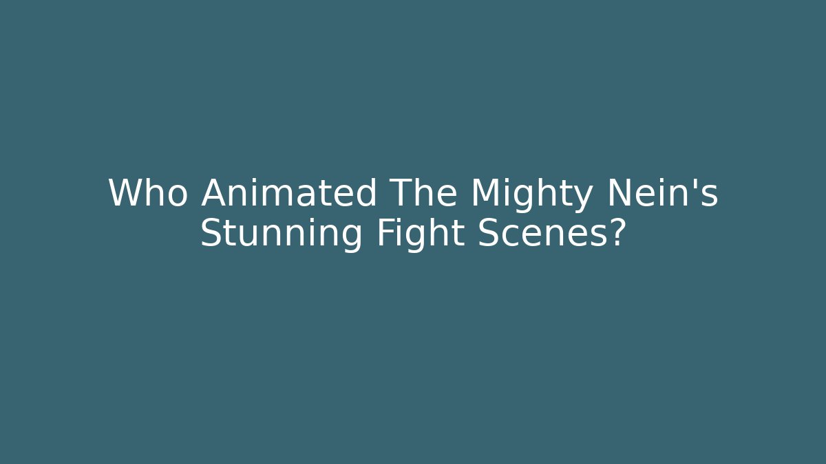 Who Animated The Mighty Nein’s Stunning Fight Scenes?