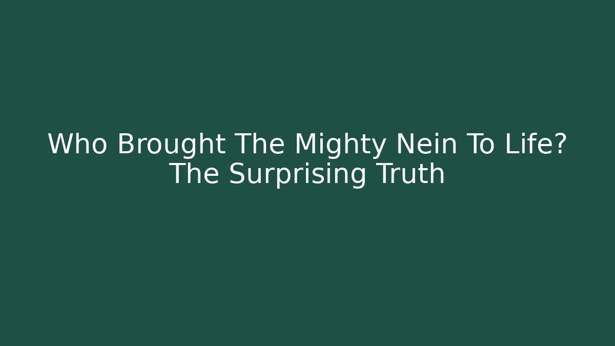 Who Brought The Mighty Nein To Life? The Surprising Truth