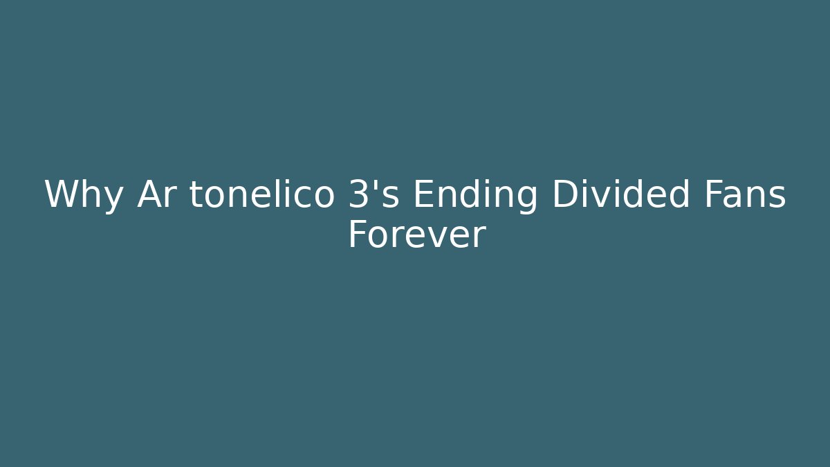 Why Ar tonelico 3’s Ending Divided Fans Forever