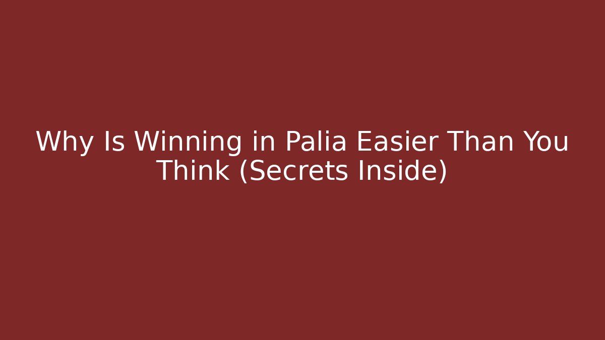 Why Is Winning in Palia Easier Than You Think (Secrets Inside) - Andrea Zevedo