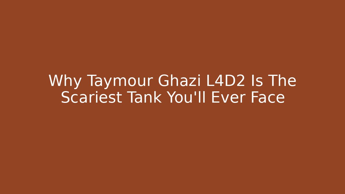 Why Taymour Ghazi L4D2 Is The Scariest Tank You'll Ever Face