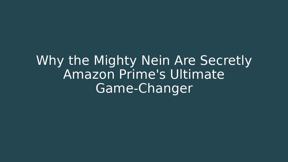 Why the Mighty Nein Are Secretly Amazon Prime's Ultimate Game-Changer